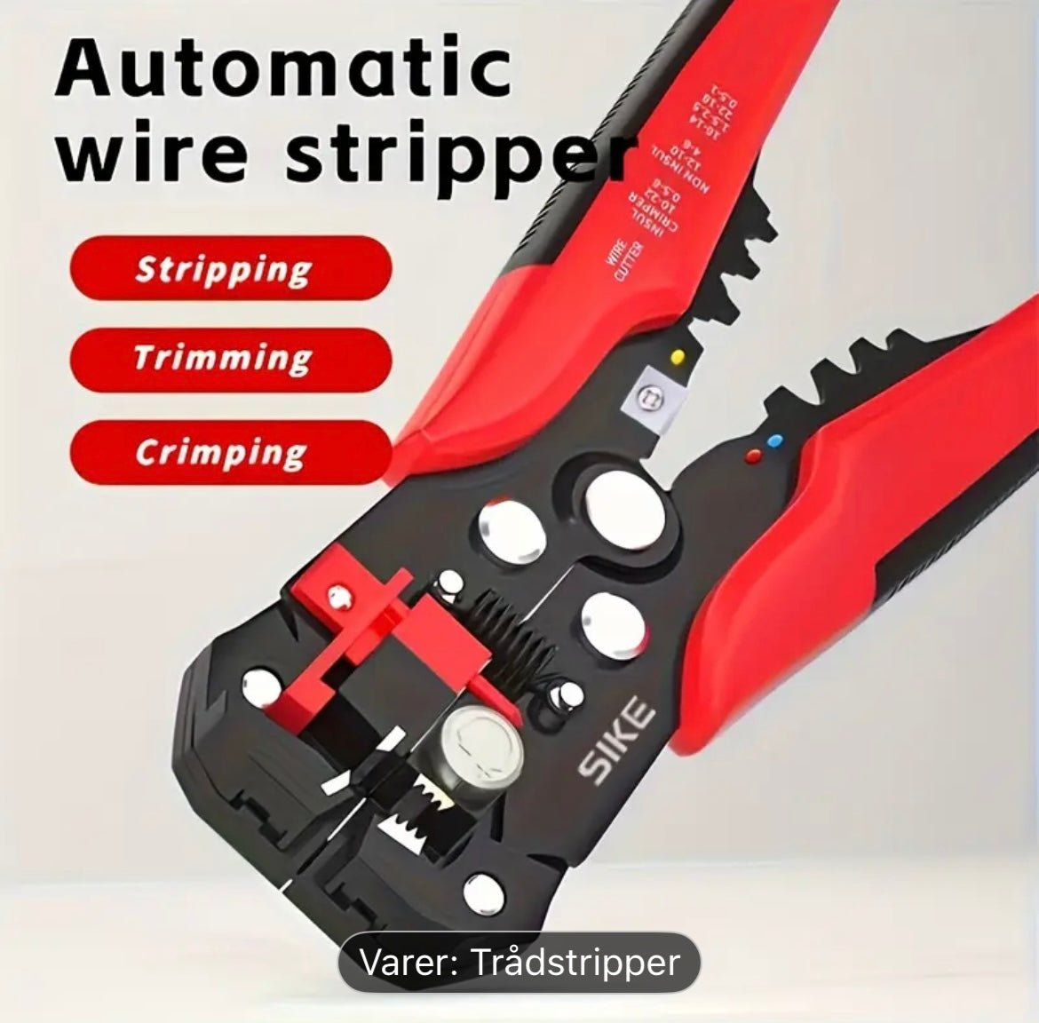 Automatisk Trådstripper – Avmantlingsverktøy for kabler